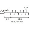 Гирлянда LUCA LIGHTING мультиколор 2000 ламп, длина гирлянды 4000 см, для ёлки 260 см 85747